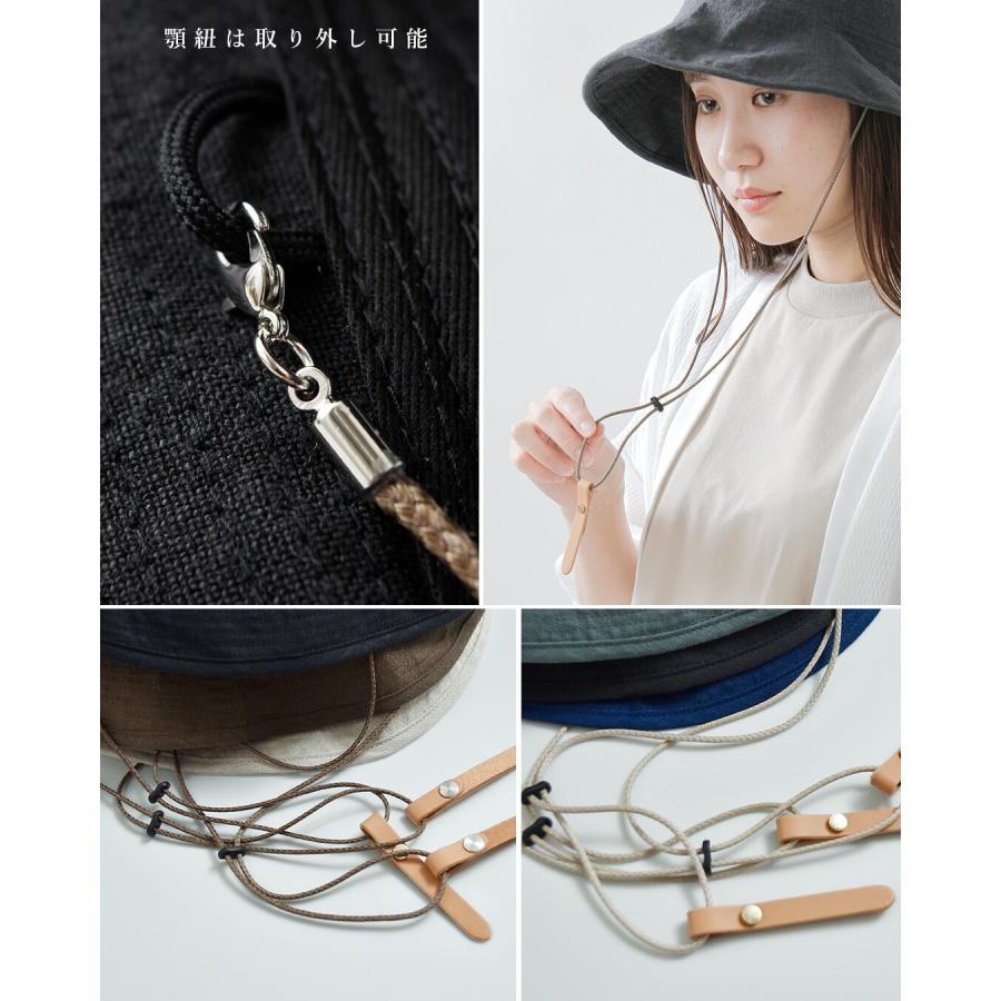 Nine Tailor（ナインテイラー） ベルギーリネン ハット Canna Hat n