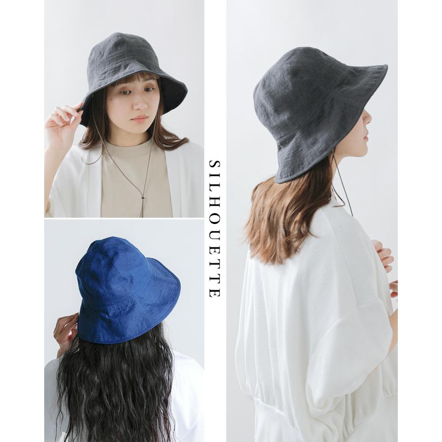 Nine Tailor（ナインテイラー） ベルギーリネン ハット Canna Hat n