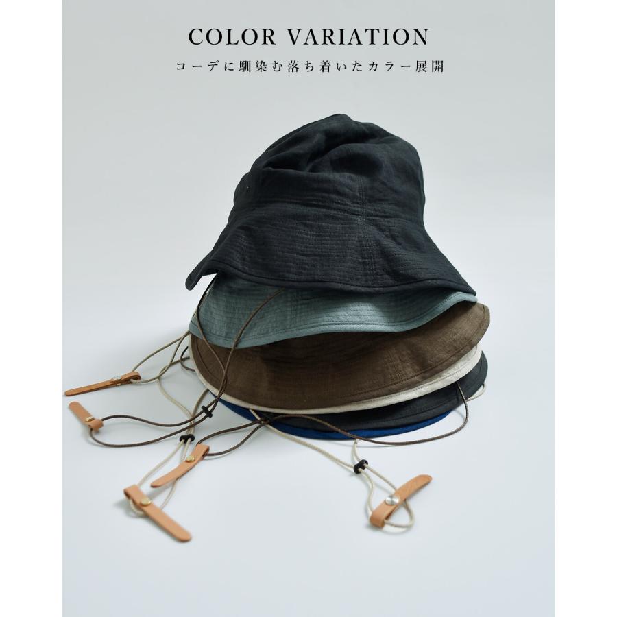 Nine Tailor（ナインテイラー） ベルギーリネン ハット Canna Hat n