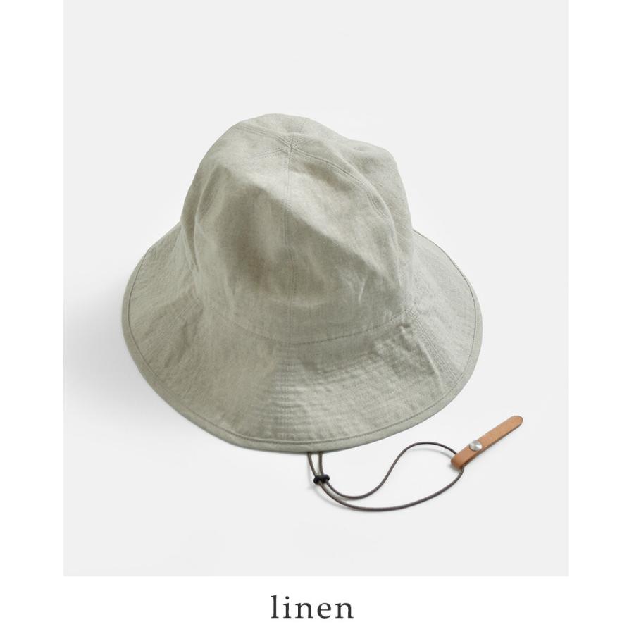 Nine Tailor（ナインテイラー） ベルギーリネン ハット Canna Hat n