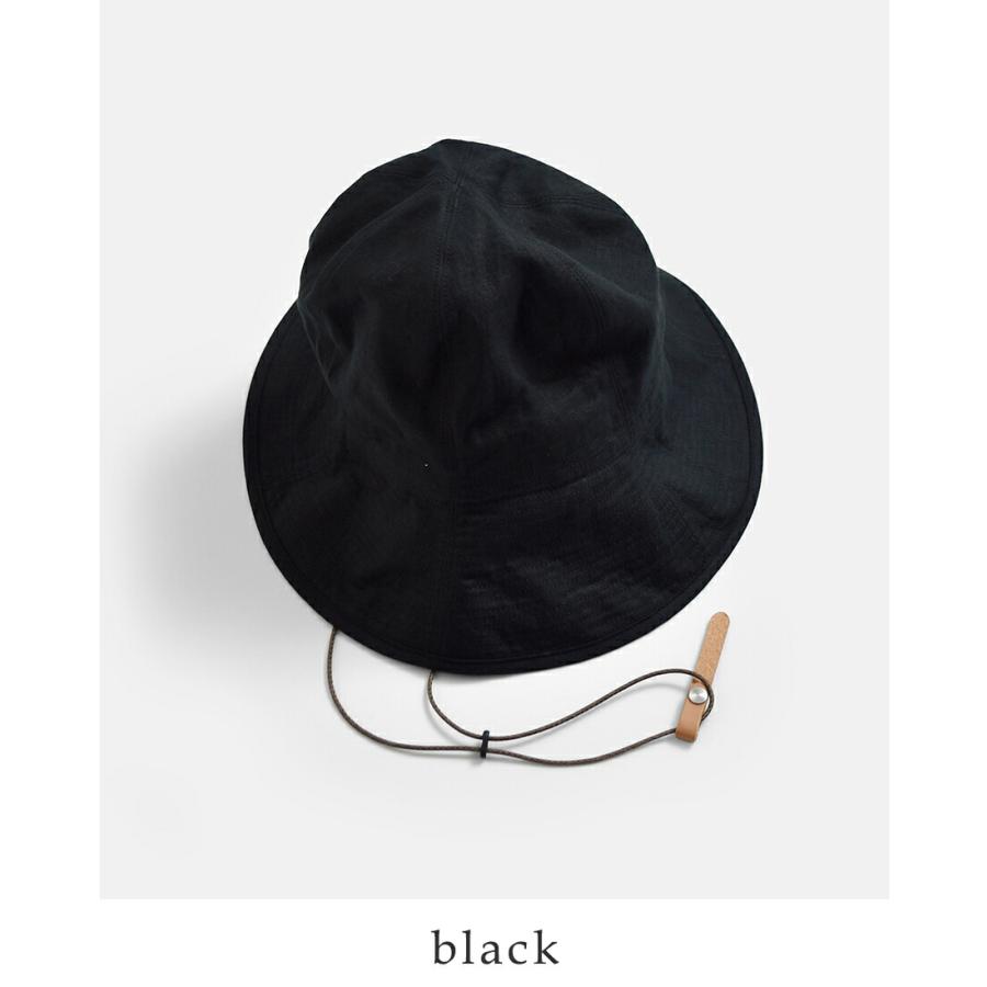 Nine Tailor（ナインテイラー） ベルギーリネン ハット Canna Hat n