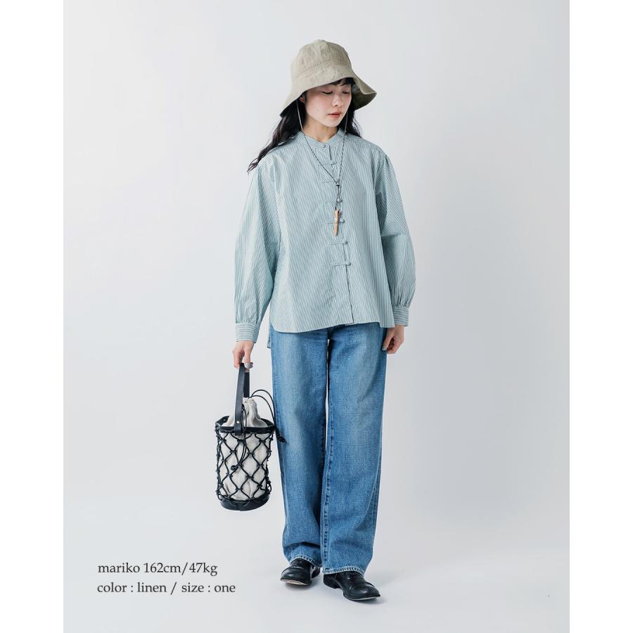 Nine Tailor（ナインテイラー） ベルギーリネン ハット Canna Hat n