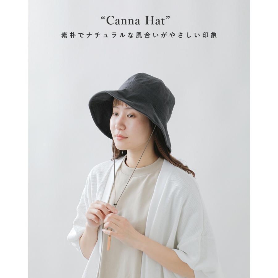 Nine Tailor（ナインテイラー） ベルギーリネン ハット Canna Hat n