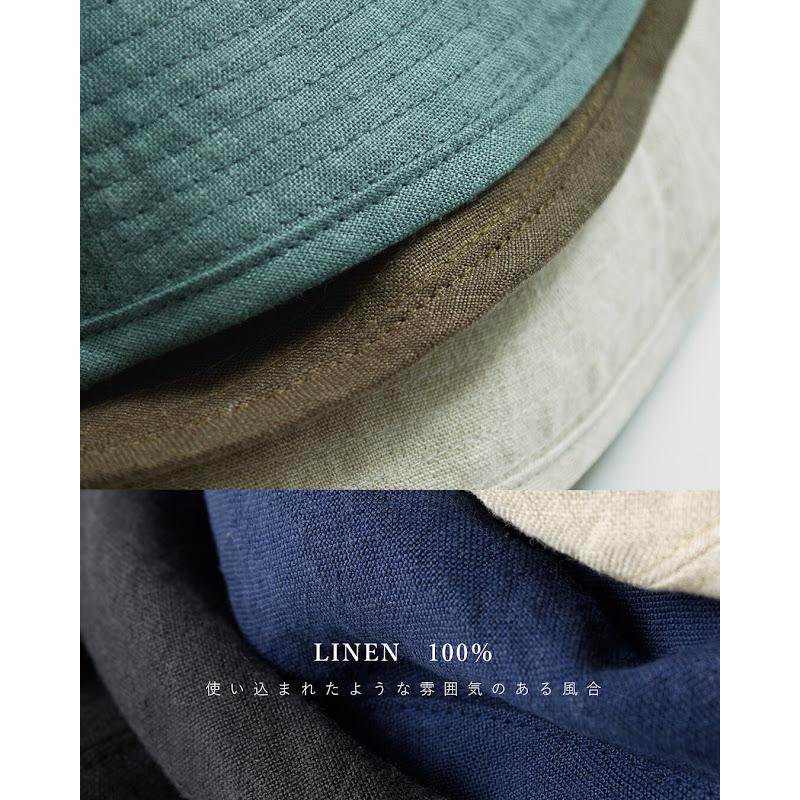 Nine Tailor（ナインテイラー） ベルギーリネン ハット Canna Hat n