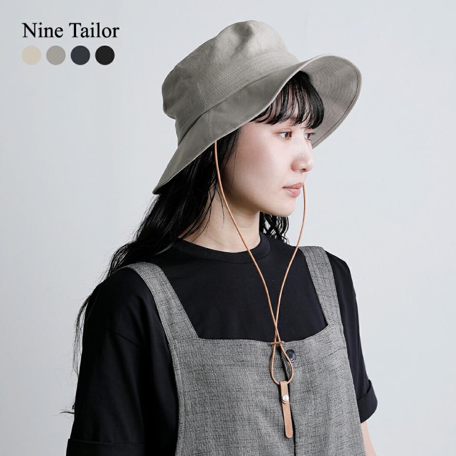 Nine Tailor（ナインテイラー） コットンリネン ハット 帽子 Cockspur