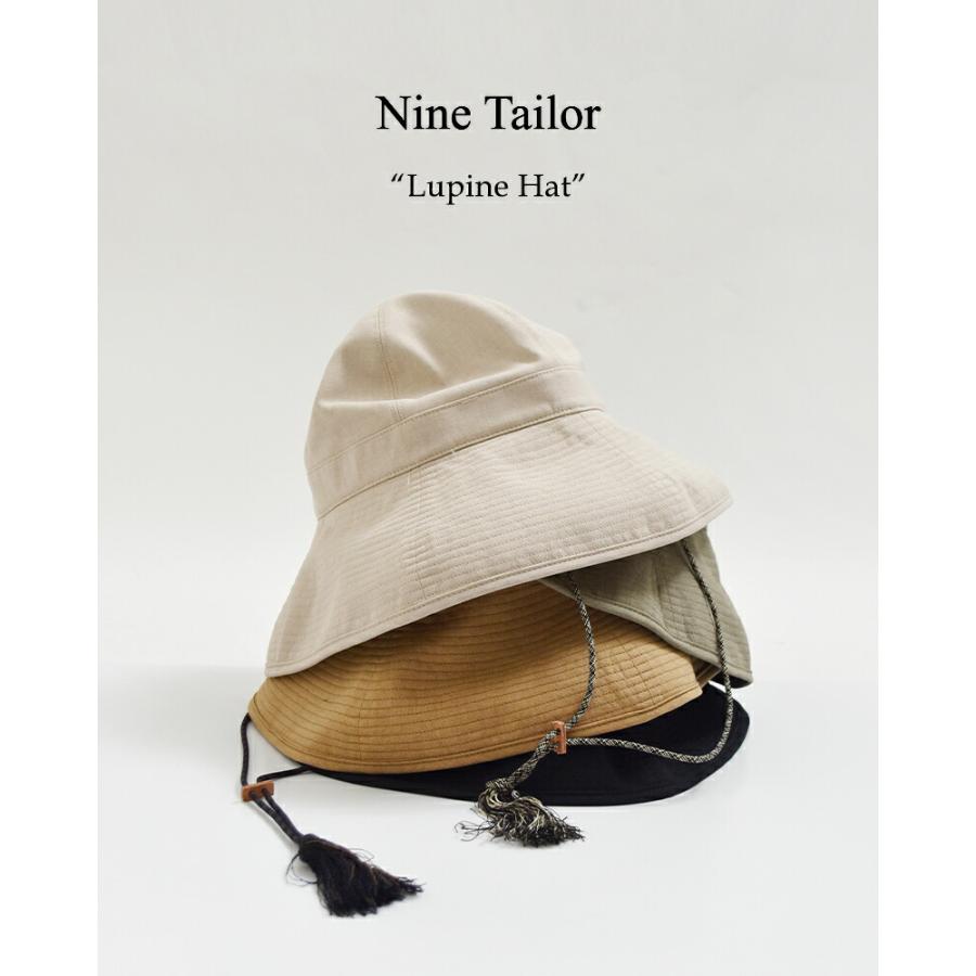 Nine Tailor（ナインテイラー） ストラップ付 ハット 帽子 Lupine Hat