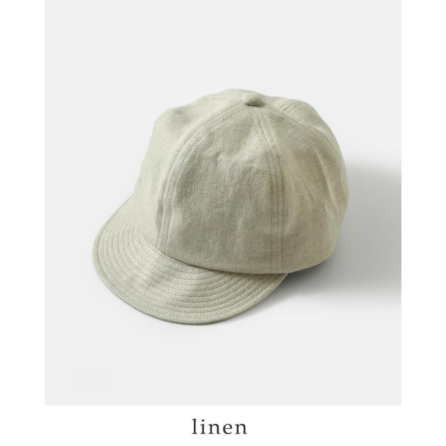 Nine Tailor（ナインテイラー） レザーベルト 6パネル キャップ 帽子