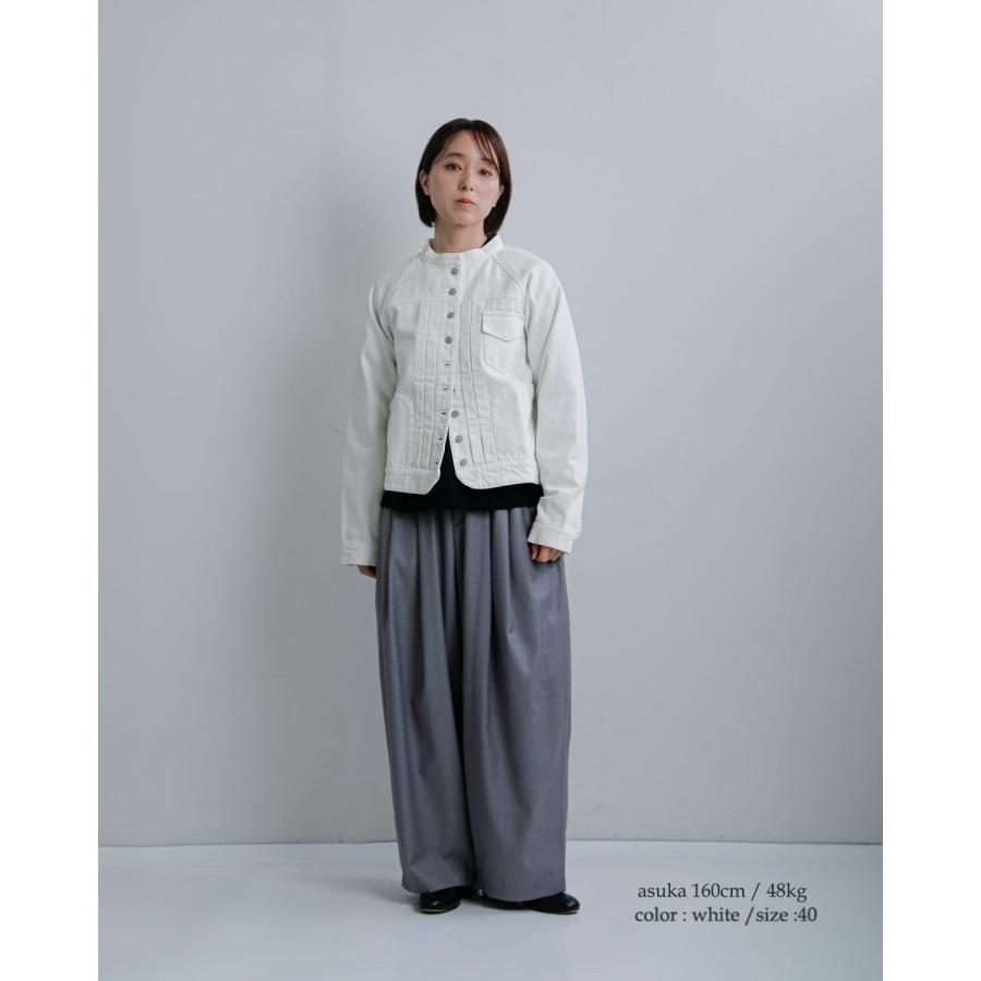 Si-Si-Si（スースースー） デニム バンドカラー ジャケット BASIC