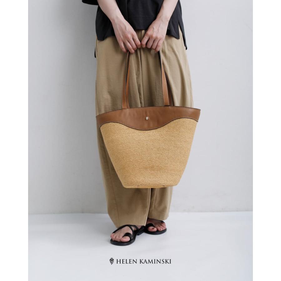 ヘレンカミンスキー HELEN KAMINSKI ラフィアブレード トートバッグ Nadee Raffia Braid Tote nadee-tote レディース 春夏 2026ss新作の画像