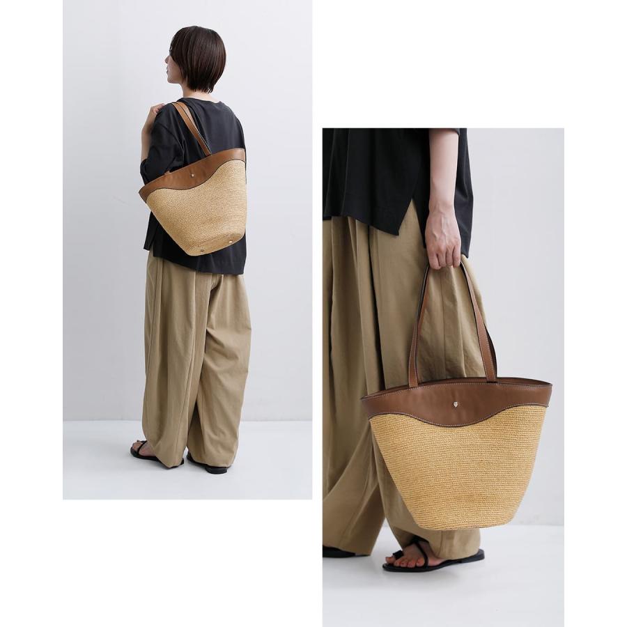 ヘレンカミンスキー HELEN KAMINSKI ラフィアブレード トートバッグ Nadee Raffia Braid Tote nadee-tote レディース 春夏 2026ss新作の画像