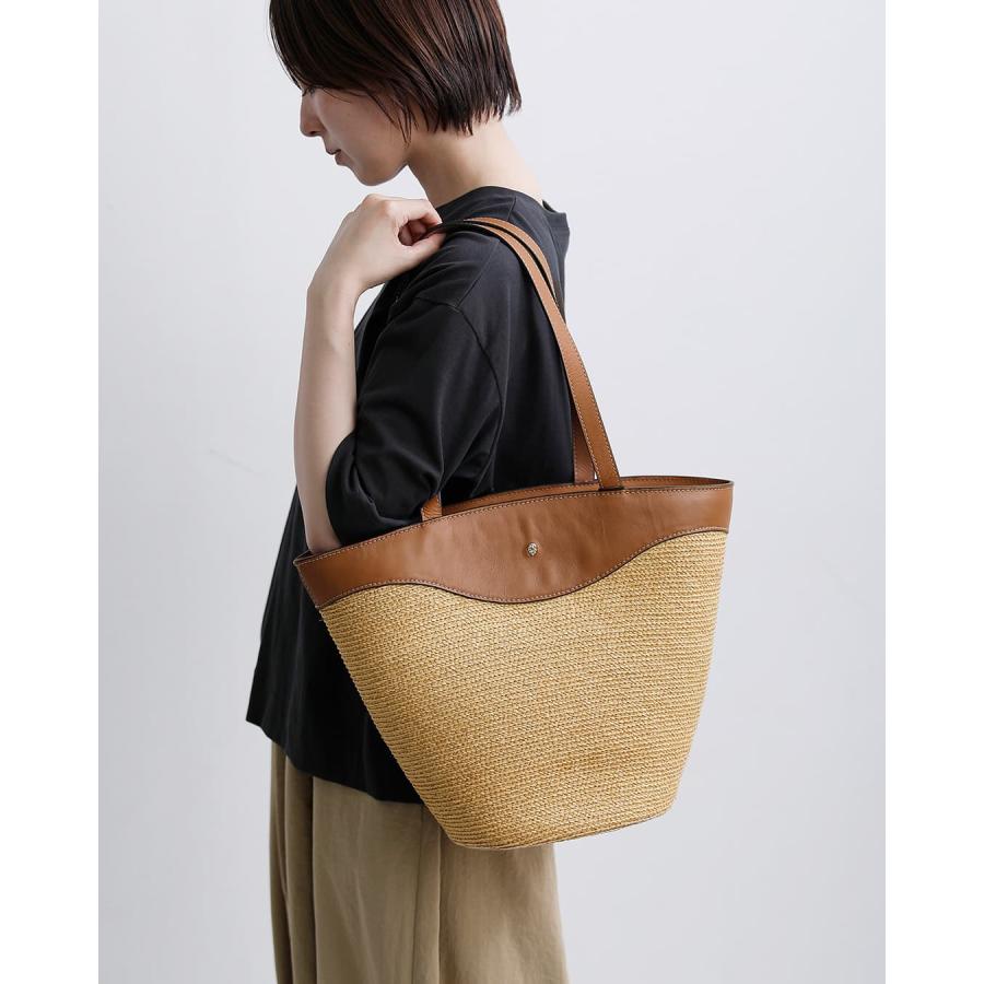ヘレンカミンスキー HELEN KAMINSKI ラフィアブレード トートバッグ Nadee Raffia Braid Tote nadee-tote レディース 春夏 2026ss新作の画像