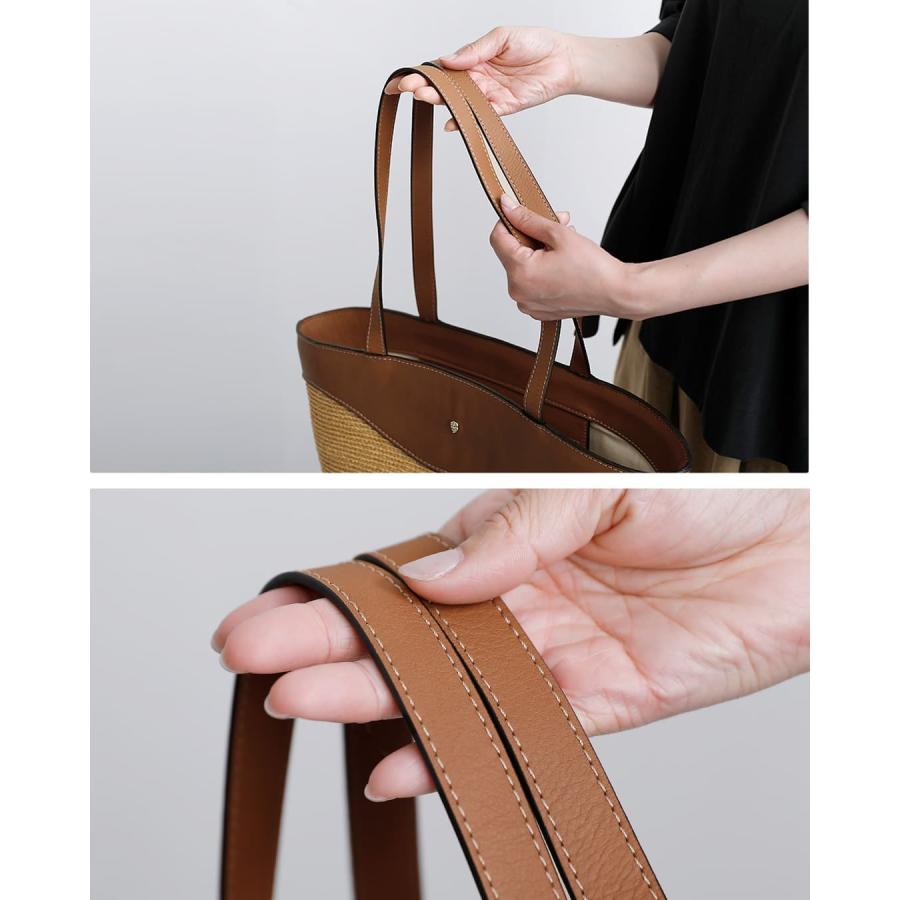 ヘレンカミンスキー HELEN KAMINSKI ラフィアブレード トートバッグ Nadee Raffia Braid Tote nadee-tote レディース 春夏 2026ss新作の画像