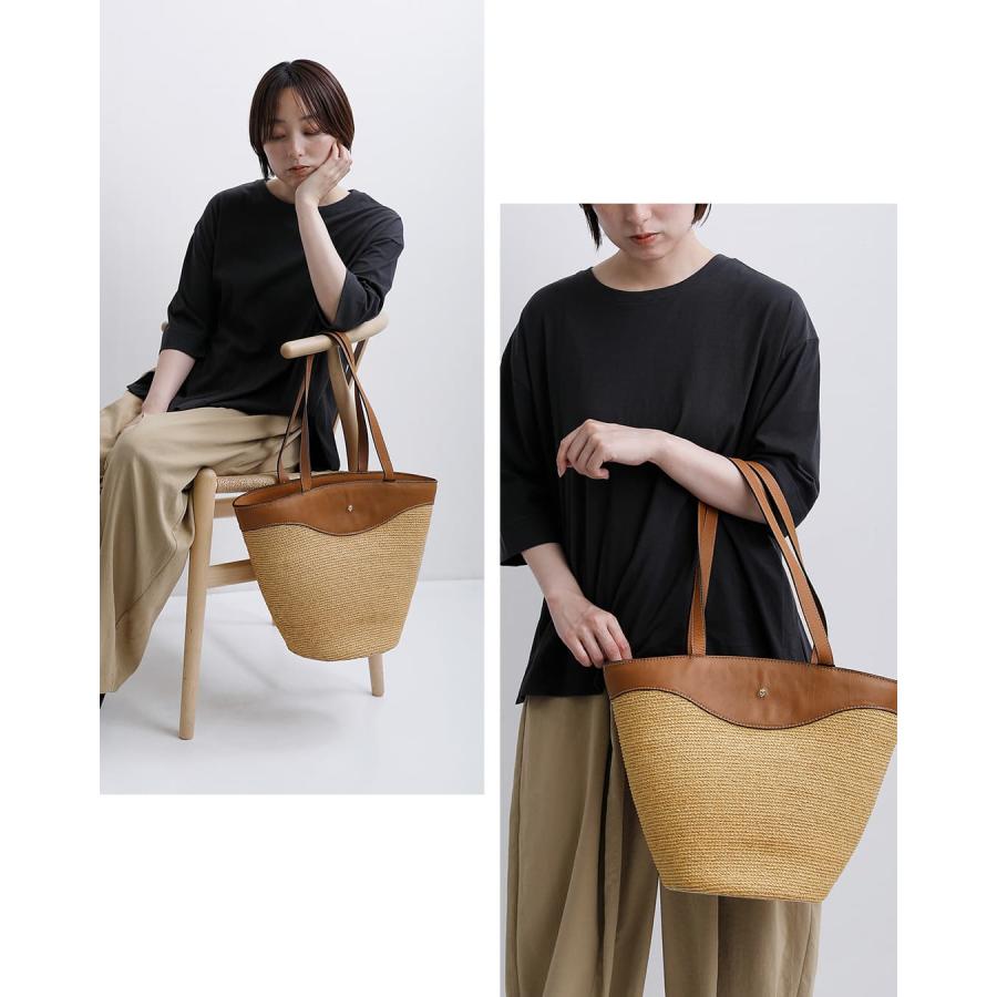 ヘレンカミンスキー HELEN KAMINSKI ラフィアブレード トートバッグ Nadee Raffia Braid Tote nadee-tote レディース 春夏 2026ss新作の画像