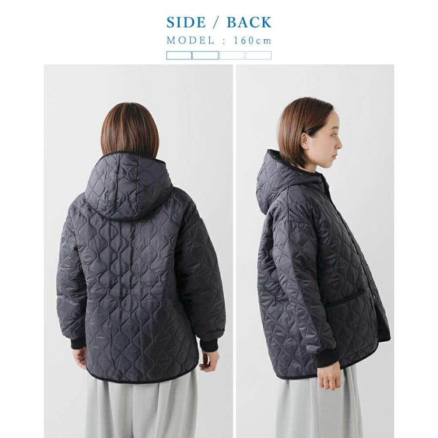 ARMEN（アーメン） ヒートキルト オーバーサイズ フーデッド