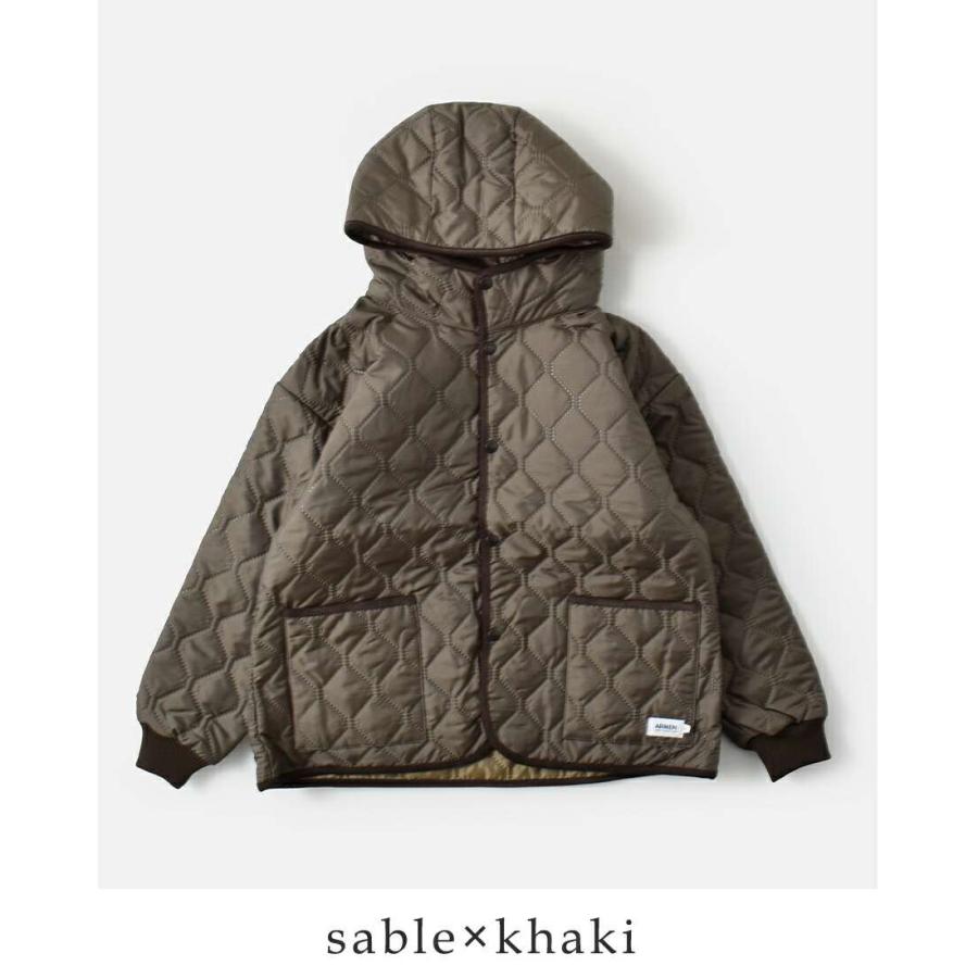 ARMEN（アーメン） ヒートキルト オーバーサイズ フーデッド