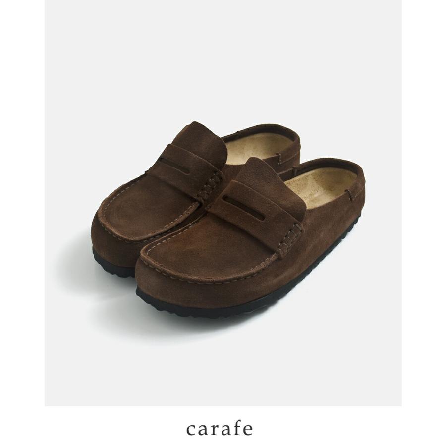 BIRKENSTOCK スエード クロッグサンダル ブラウン BIRKENSTOCK（ビルケンシュトック） スエードレザー ナロー クロッグ