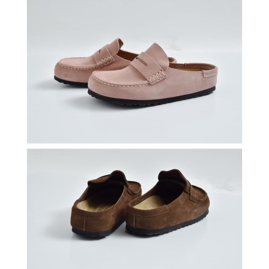 BIRKENSTOCK（ビルケンシュトック） スエードレザー ナロー クロッグ