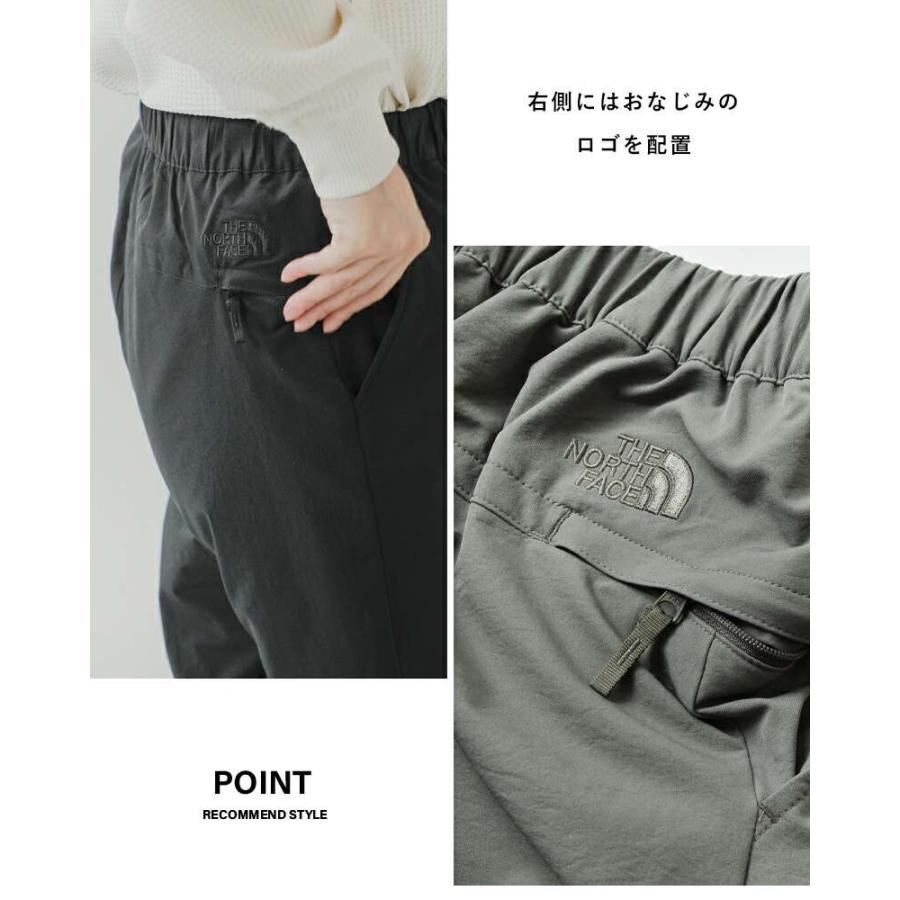 M 新品 ノースフェイス ロゴ刺繍 ストレッチ テーパードパンツ チノパン THE NORTH FACE（ザ ノースフェイス） ノースフェイス ストレッチ チノ