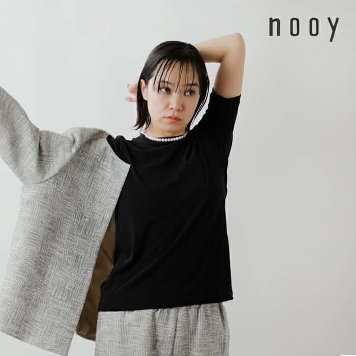 nooy ヌーイ 強撚ソフトコットン 天竺 ハーフスリーブ Tシャツ ncsm006  2024ss新作｜aranciato｜02