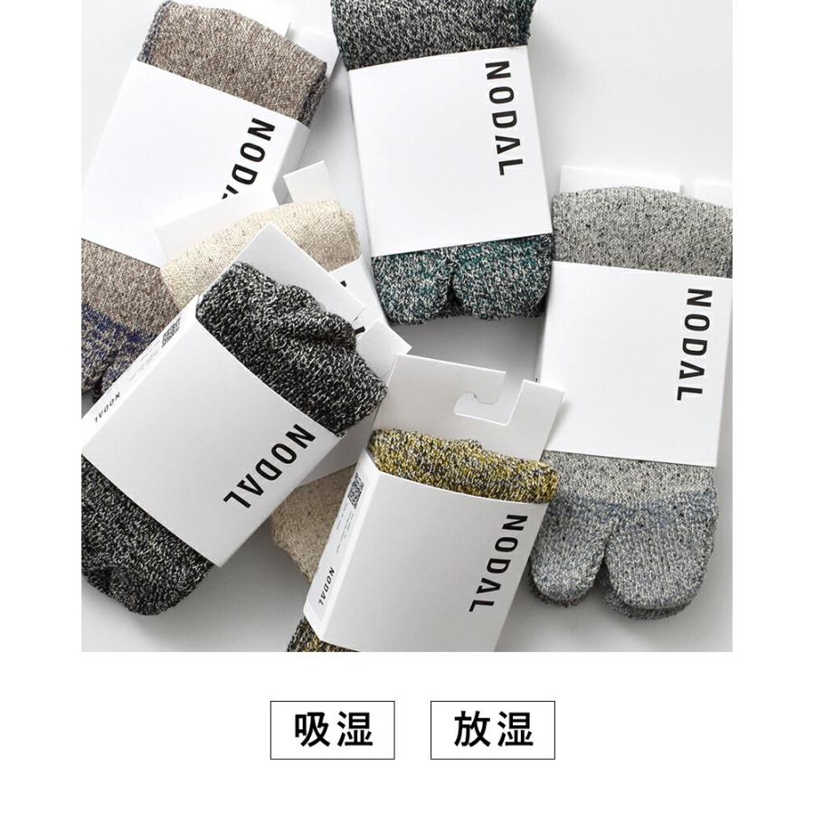 NODAL（ノーダル） コットン シルク ソックス 靴下 Cotton Silk Socks