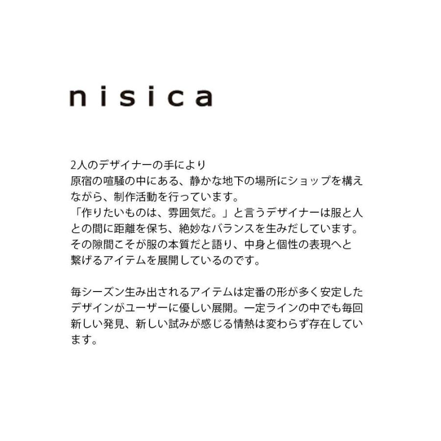 nisica（ニシカ） 【50%OFF】ニシカ コットン タイプライター 半袖