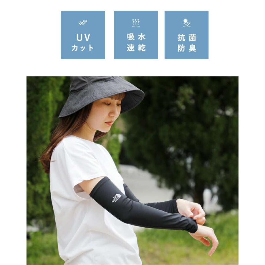 ゆうパケット選択可 ノースフェイス THE NORTH FACE  アームカバー UVケア ドライ ドット  Dry Dot Arm Cover nn12400  レディース 2024ss新作｜aranciato｜06