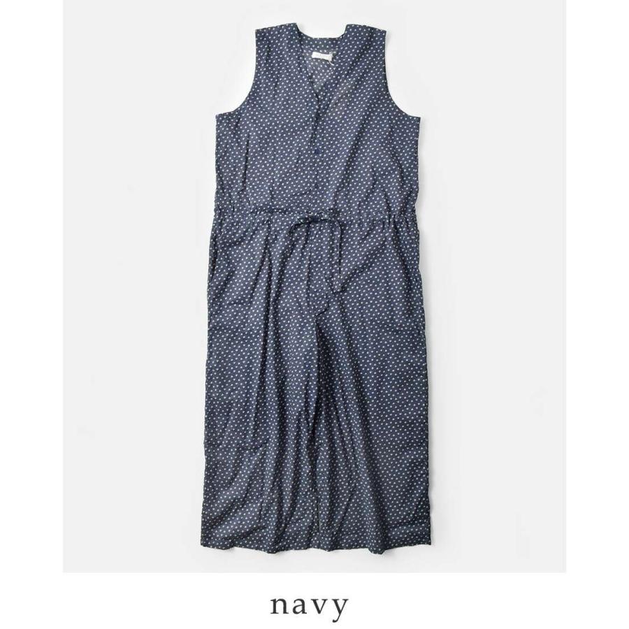 SOIL 花柄プリント オーバーオール