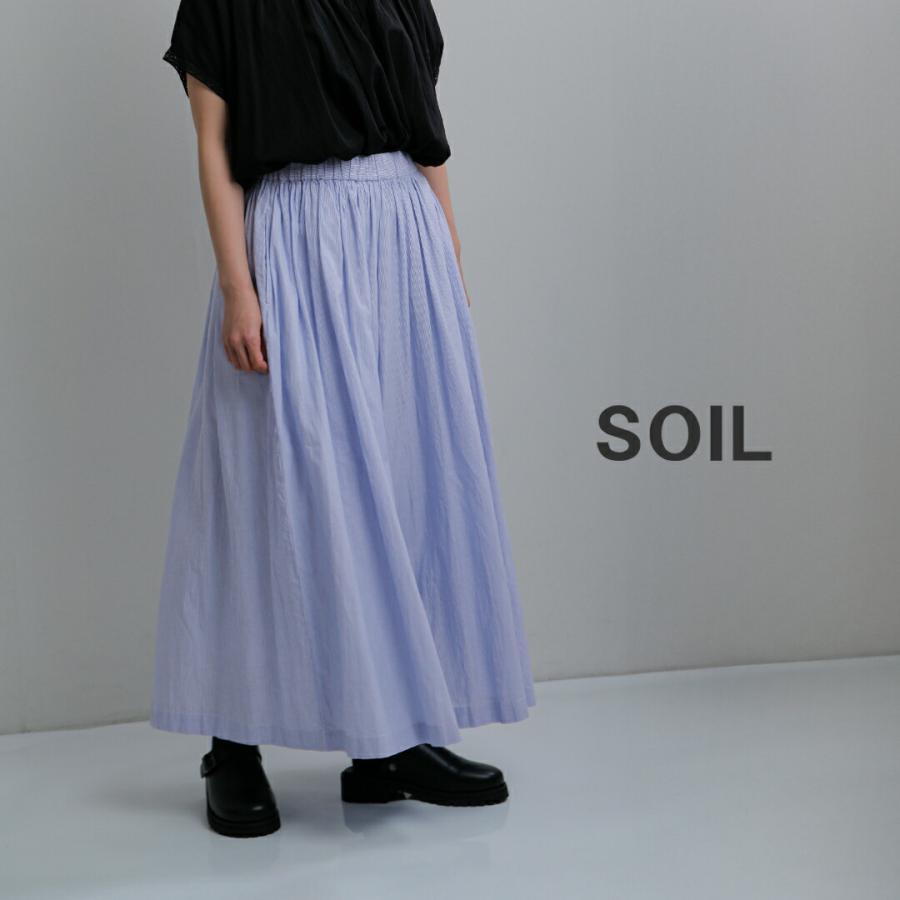 n100（エヌワンハンドレッド） ソイル SOIL コットンボイル ストライプ