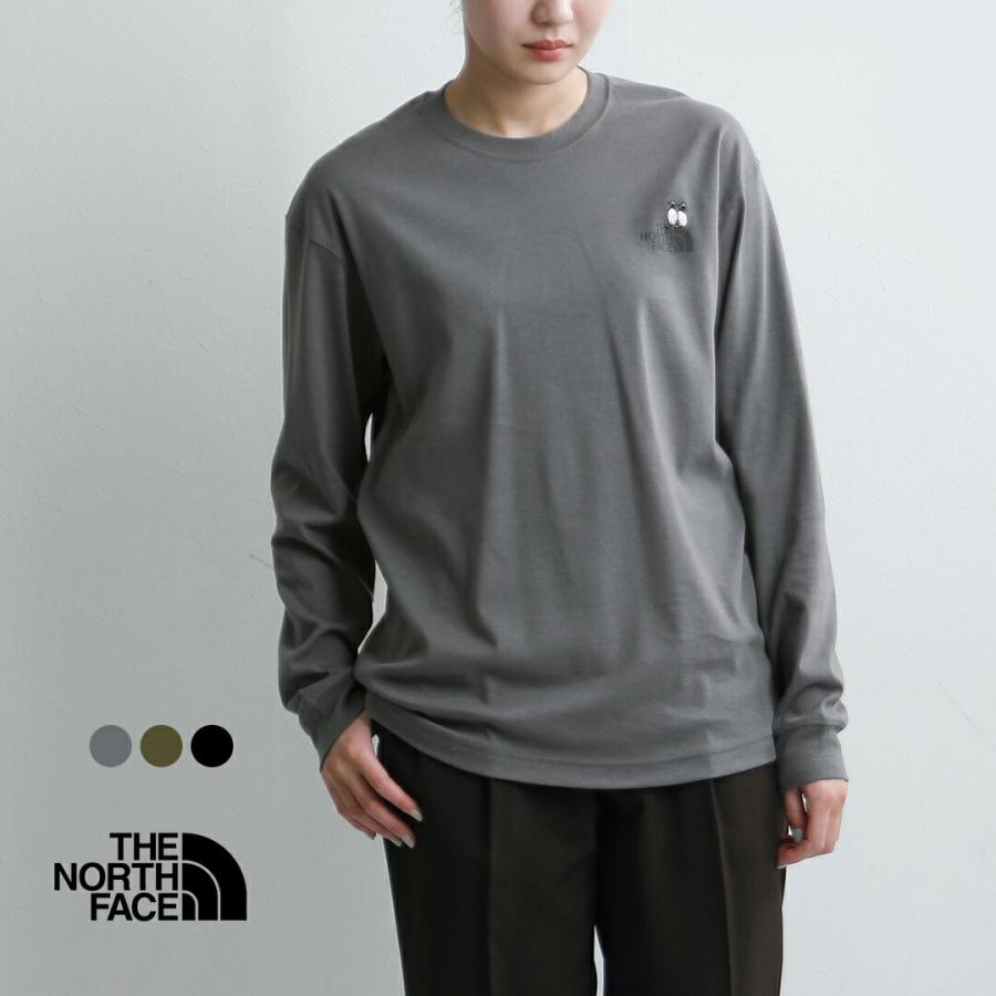 【LT.GRAY】ベロア ノースリーブ Tシャツ ウォッシャブル THE NORTH FACE ノースフェイス UVプロテクト ロングスリーブ