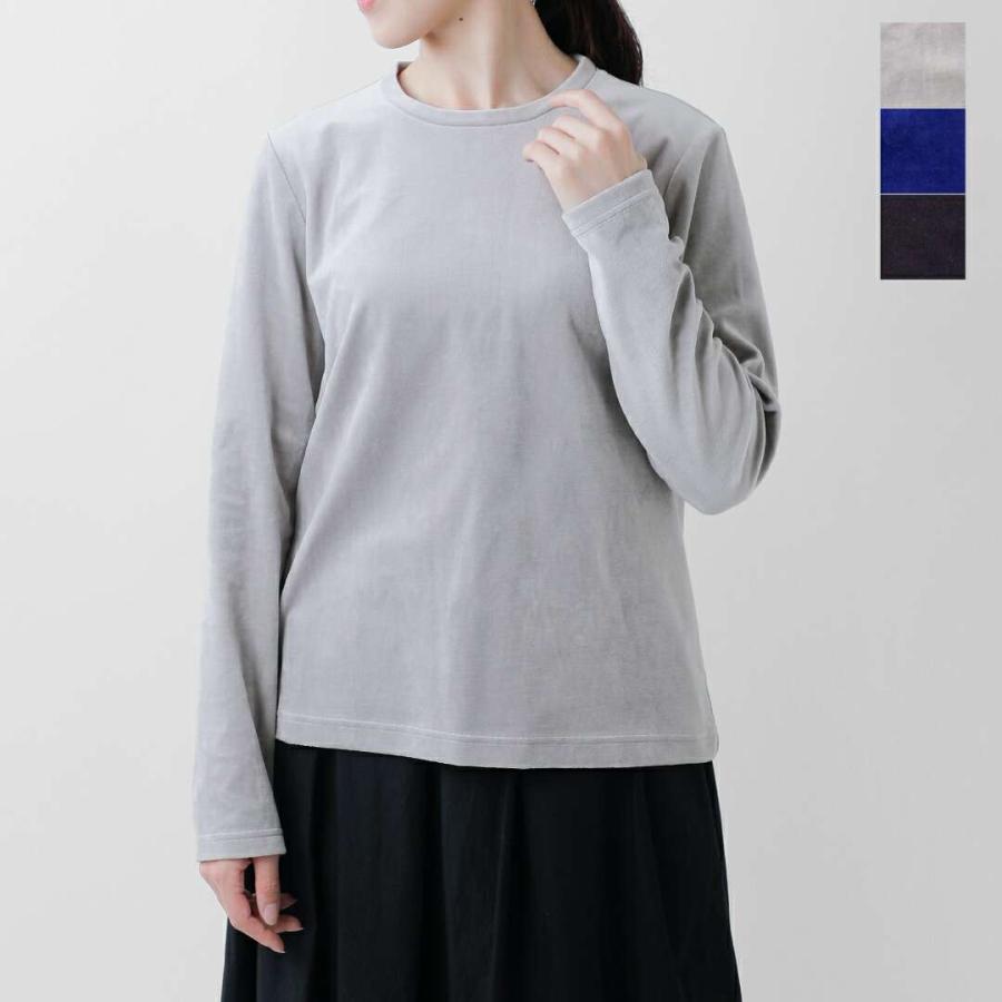 nooy（ヌーイ） オーガニック コットン ベロア トップス ntp25a02