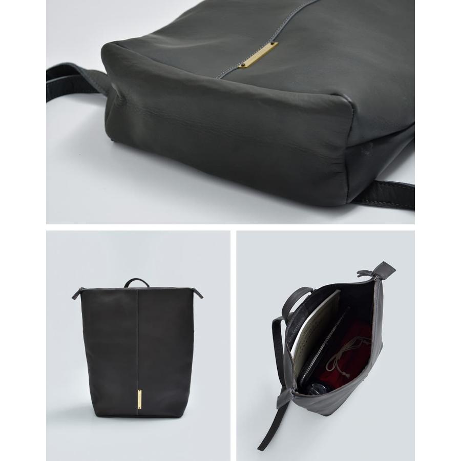 ★ユッキー商品★ yucchino（ユッキーノ） レザー ナップサック OTONA eco-bag KNAPSACK