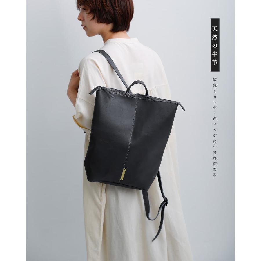 yucchino（ユッキーノ） レザー ナップサック OTONA eco-bag KNAPSACK