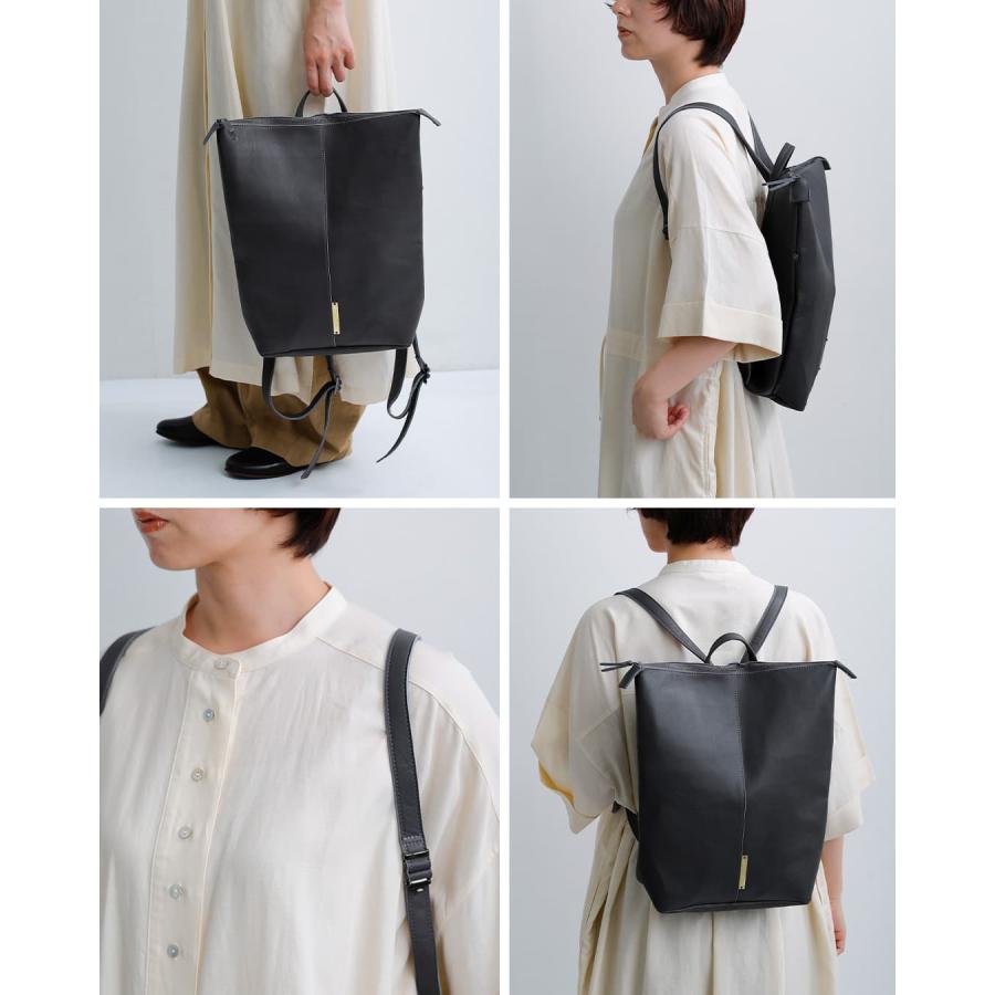 yucchino（ユッキーノ） レザー ナップサック OTONA eco-bag KNAPSACK