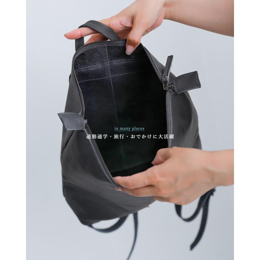 yucchino（ユッキーノ） レザー ナップサック OTONA eco-bag KNAPSACK