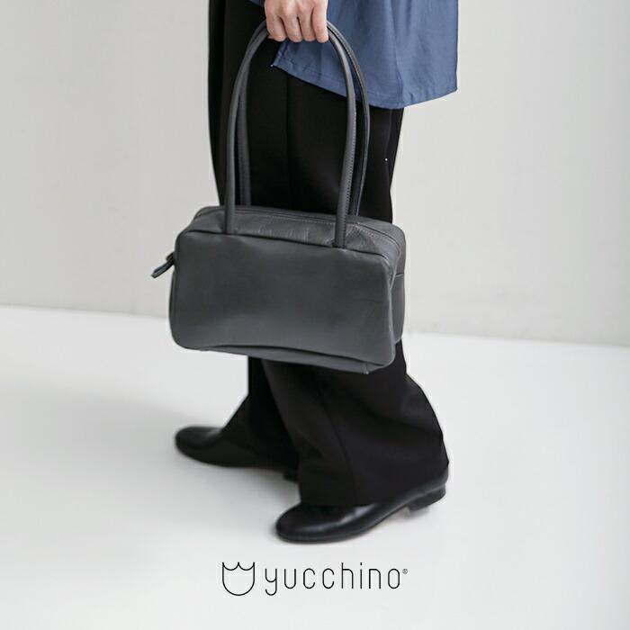 yucchino（ユッキーノ） レザー スモール ボストン バッグ OTONA eco