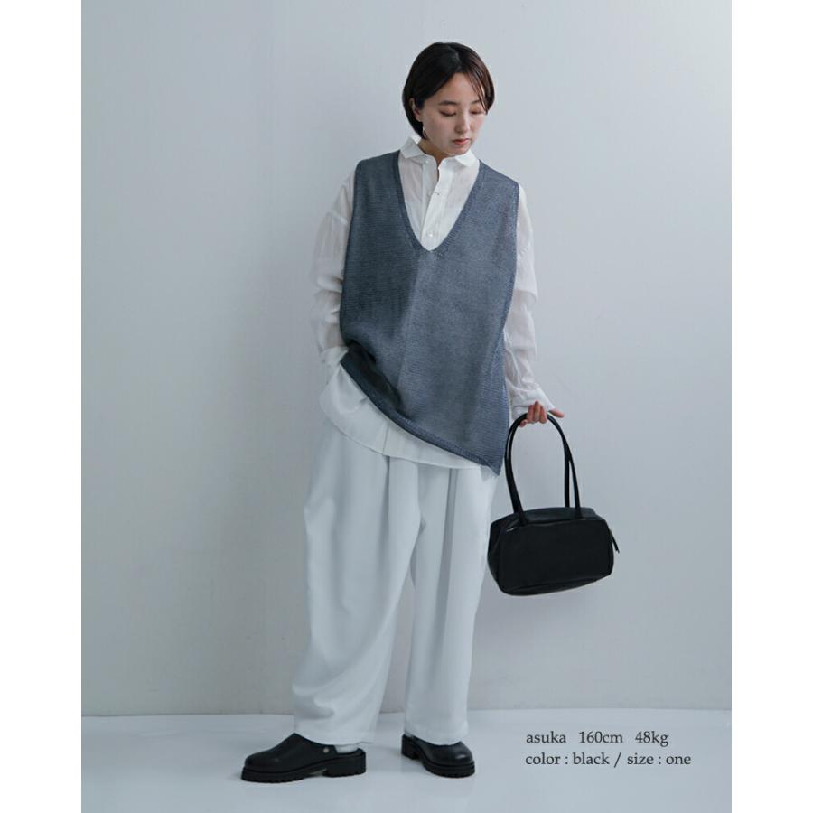 yucchino（ユッキーノ） レザー スモール ボストン バッグ OTONA eco