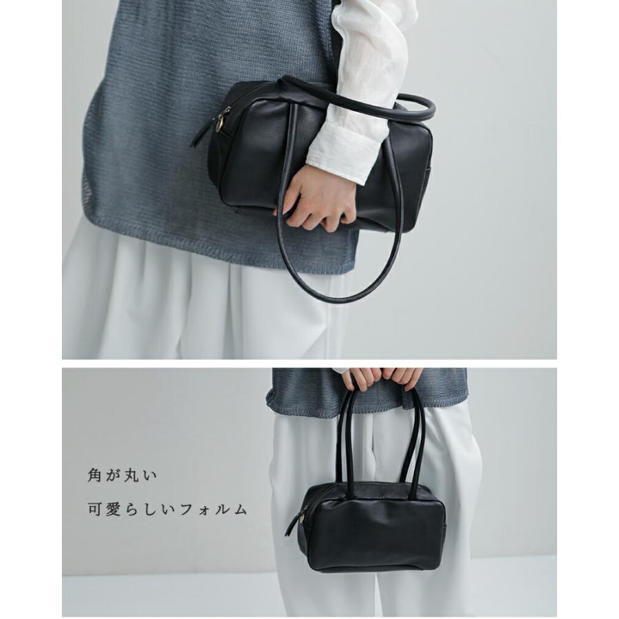 yucchino（ユッキーノ） レザー スモール ボストン バッグ OTONA eco