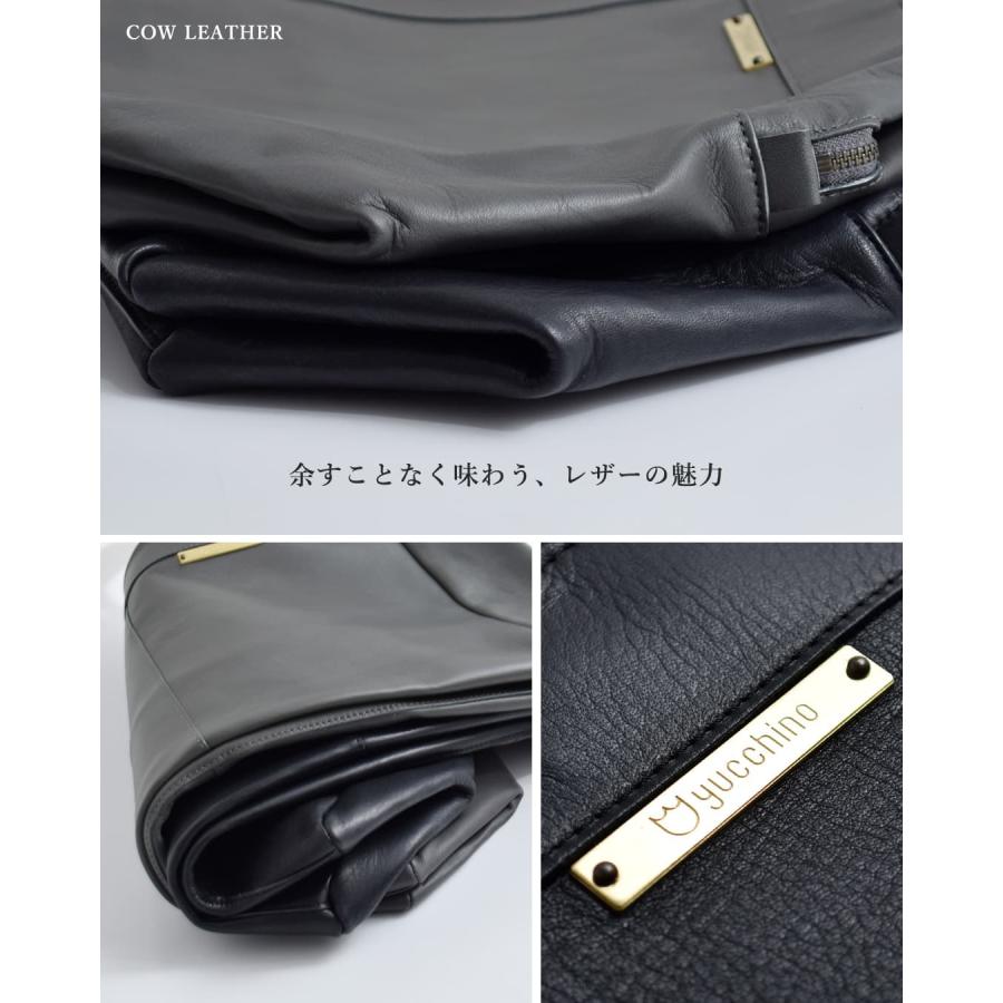 yucchino（ユッキーノ） レザー トラベリング ボストンバッグ OTONA