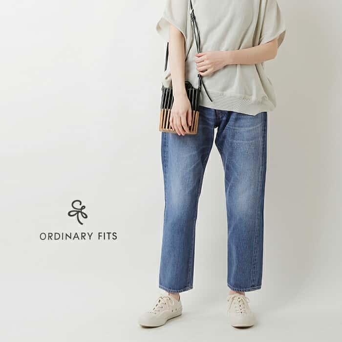 ordinaryfits オーディナリーフィッツ 5ポケット ルーズ アンクル デニム パンツ LOOSE ANKLE DENIM of-p108-same1  2024ss新作｜aranciato｜02