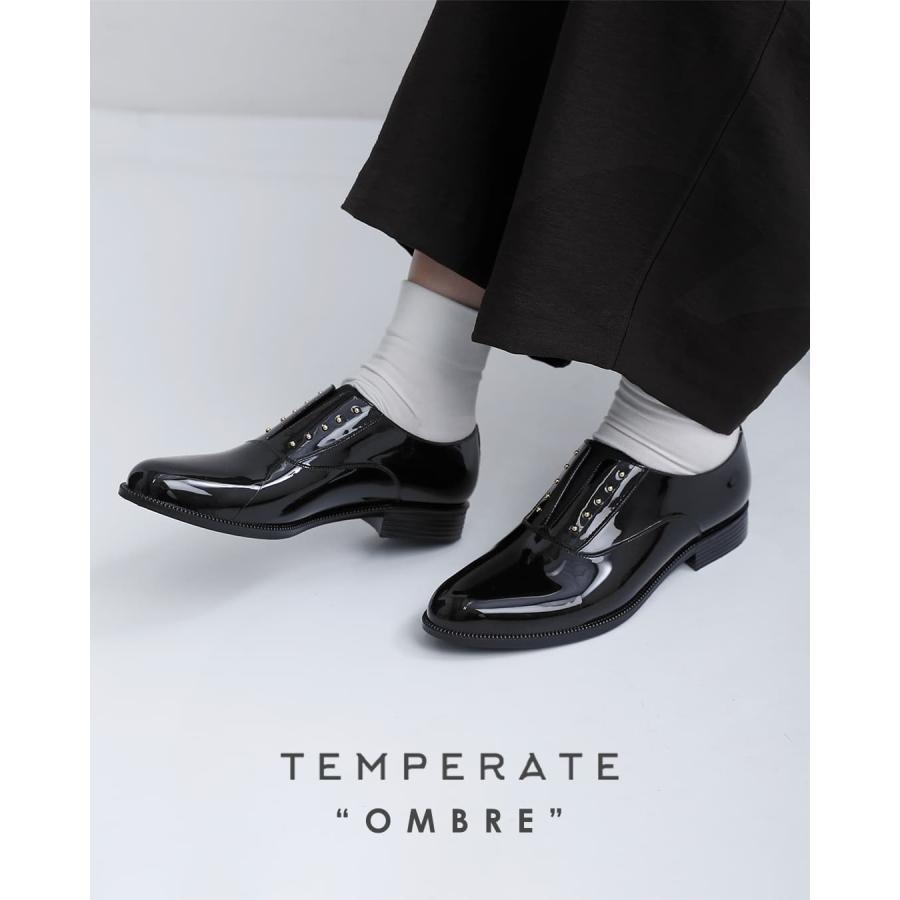 TEMPERATE（テンパレイト） ゴールドスタッズ スリッポン レイン