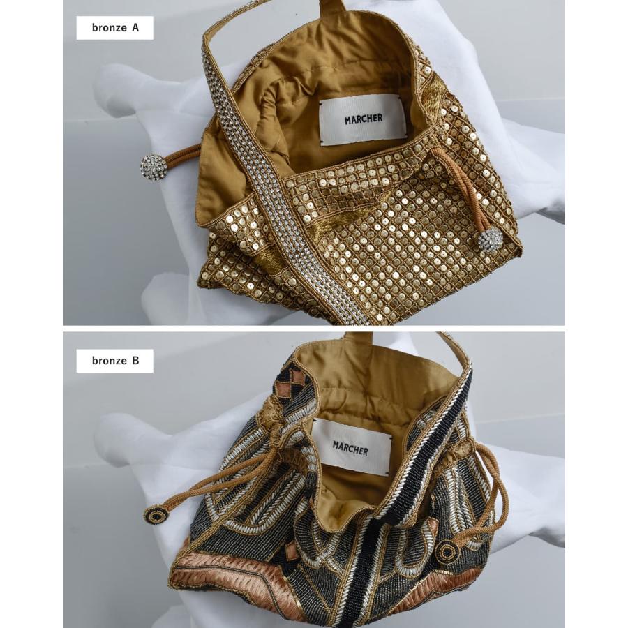 MARCHER（マルシェ） ガラスビーズ ワンハンドル バッグ onehandle-bag