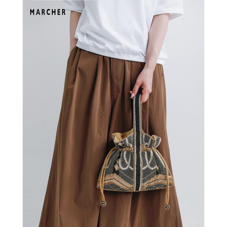MARCHER（マルシェ） ガラスビーズ ワンハンドル バッグ onehandle-bag