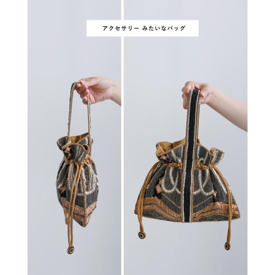 MARCHER（マルシェ） ガラスビーズ ワンハンドル バッグ onehandle-bag