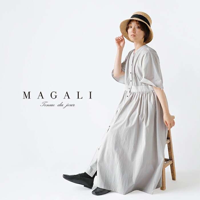 マガリ MAGALI  リンクル コットン ピンタック ワンピース op186  レディース 2024ss新作｜aranciato｜02