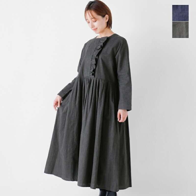 MAGALI マガリ　ロングワンピース　リネン　コットン MAGALI マガリ コットン リネン フリル ワンピース op198