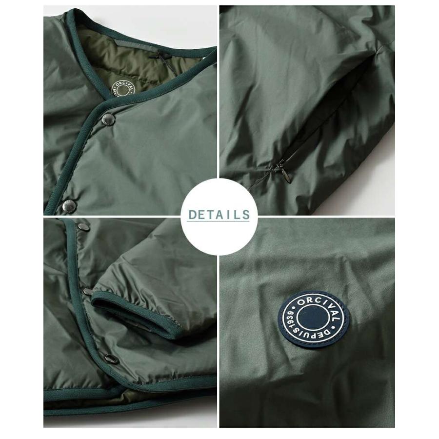 ORCIVAL（オーシバル） オーチバル ライトダウン ラウンドネック