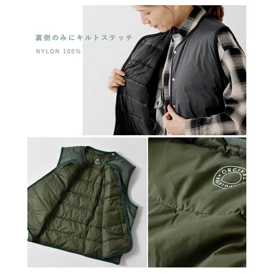 ORCIVAL（オーシバル） オーチバル ライトダウン ラウンドネック