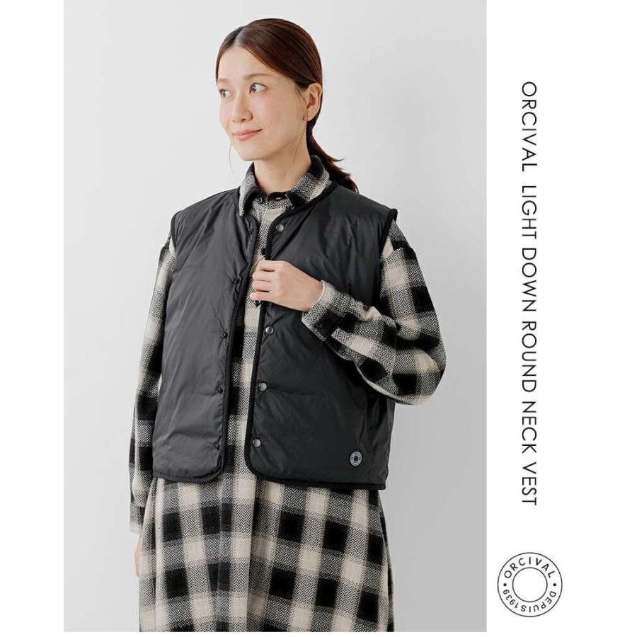 OrcivalオーシバルメンズダウンベストSize4チャコール ORCIVAL（オーシバル） ダウンベスト ベスト | ポリエステルタフタ