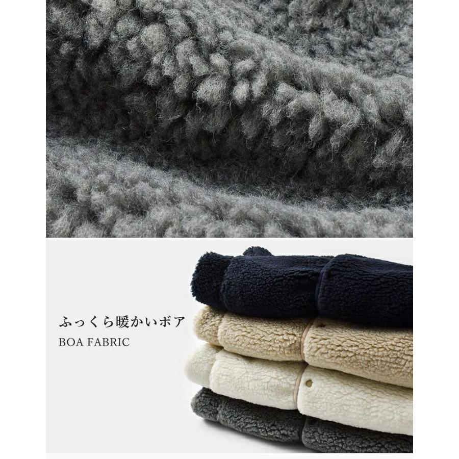 ORCIVAL（オーシバル） オーチバル ボアフリース ラウンドネック