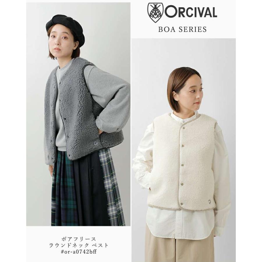 ORCIVAL（オーシバル） オーチバル ボアフリース ラウンドネック
